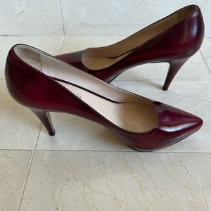 Deep Red Prada Pumps US Size 8 1/2 Europe Size 38 1/2